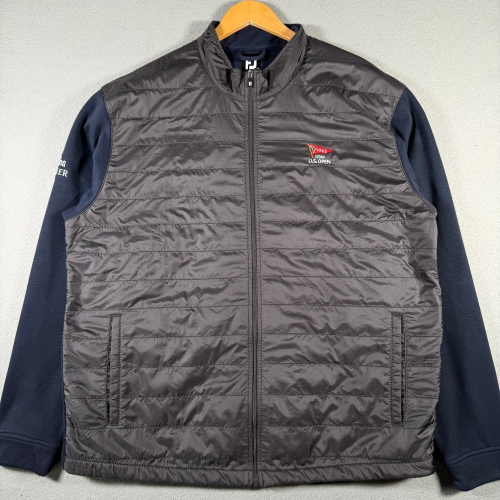 FootJoy Mens 2XL 123rd U.S. Open LACC Hybrid Golf Jacket Corona Premier Navy
